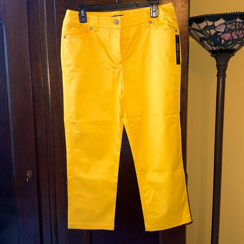 E39 by Eric 5 Pocket High Waist Crop Pant